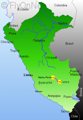 Machu Picchu Tour maps