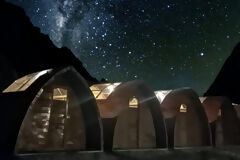 Start night in the camp