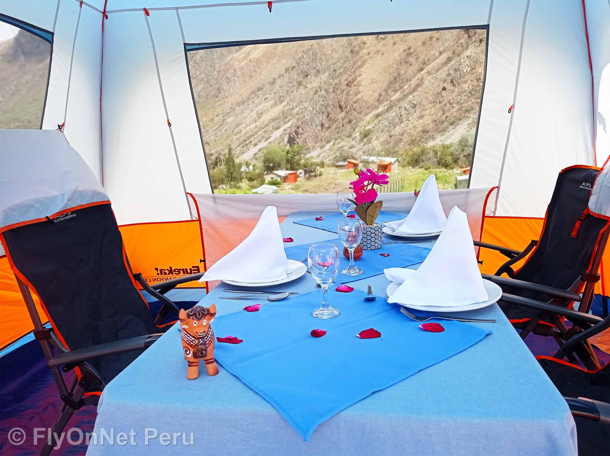 Photo Album: Lunch during the Inca Trail Imperial