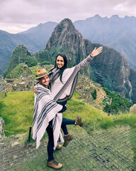 Trekkers in Machu Picchu