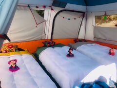 Luxury tent for the night during the trek on the Imperial Inca Trail