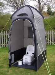 Chemical toilets brought during the trek